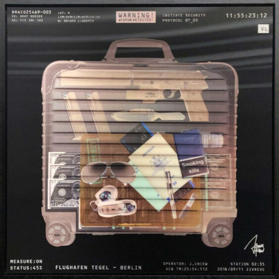 Lenticular x ray bag Rimowa