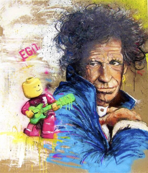 Keith Richards and his alter ego