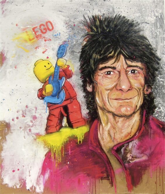 Ron Wood and his alter ego