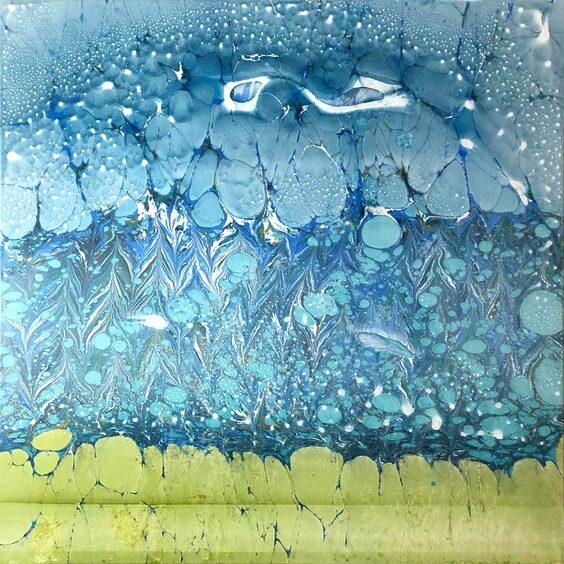 Rainy sea