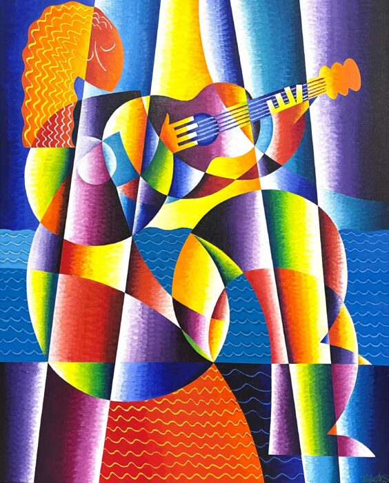 Girl with guitar