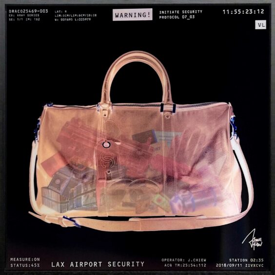 Lenticular Chanel Zip Bag
