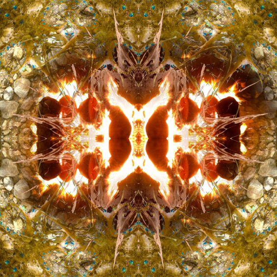 Burning earth