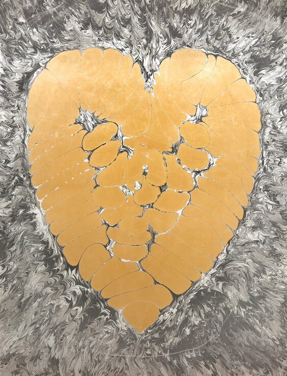 Silver heart